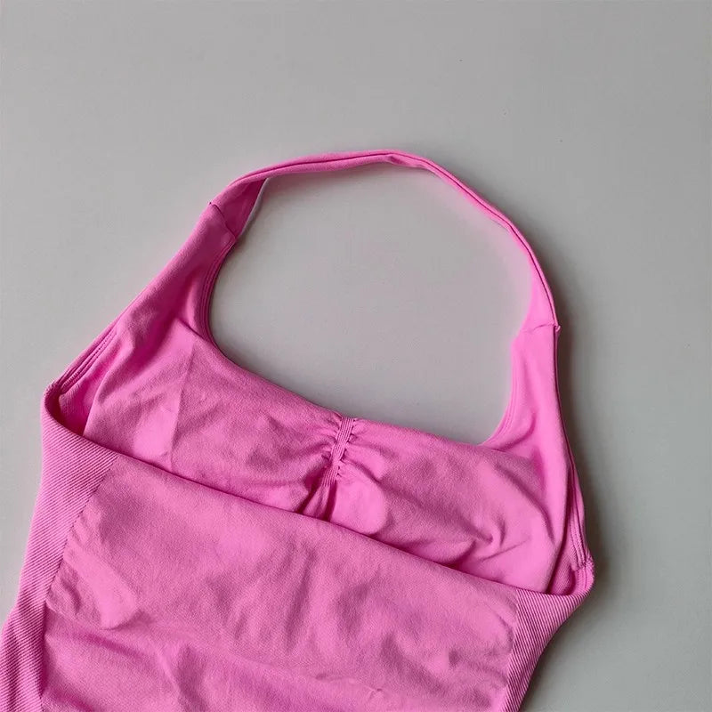 Halter yoga vest