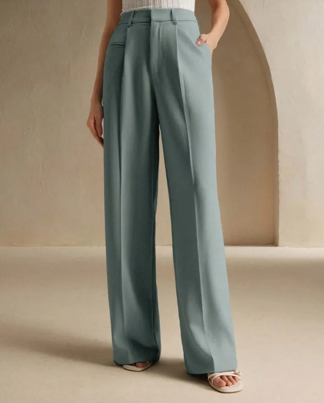 Klassische Hose mit weitem Bein