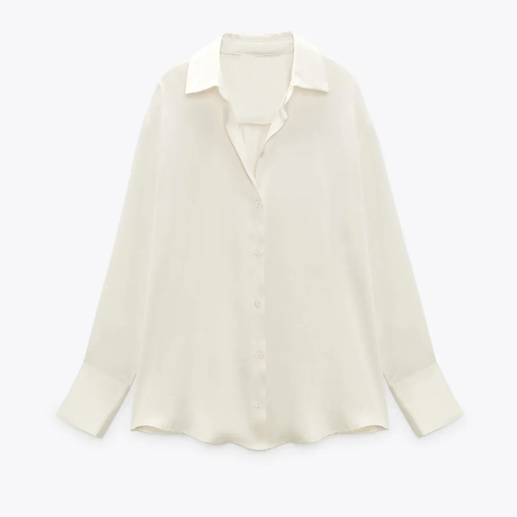 High Quality Women Office Blouse Chic Elegant Striped Casual Single Breasted Shirts Popular Streetwear Skin-friendly Top Clothes