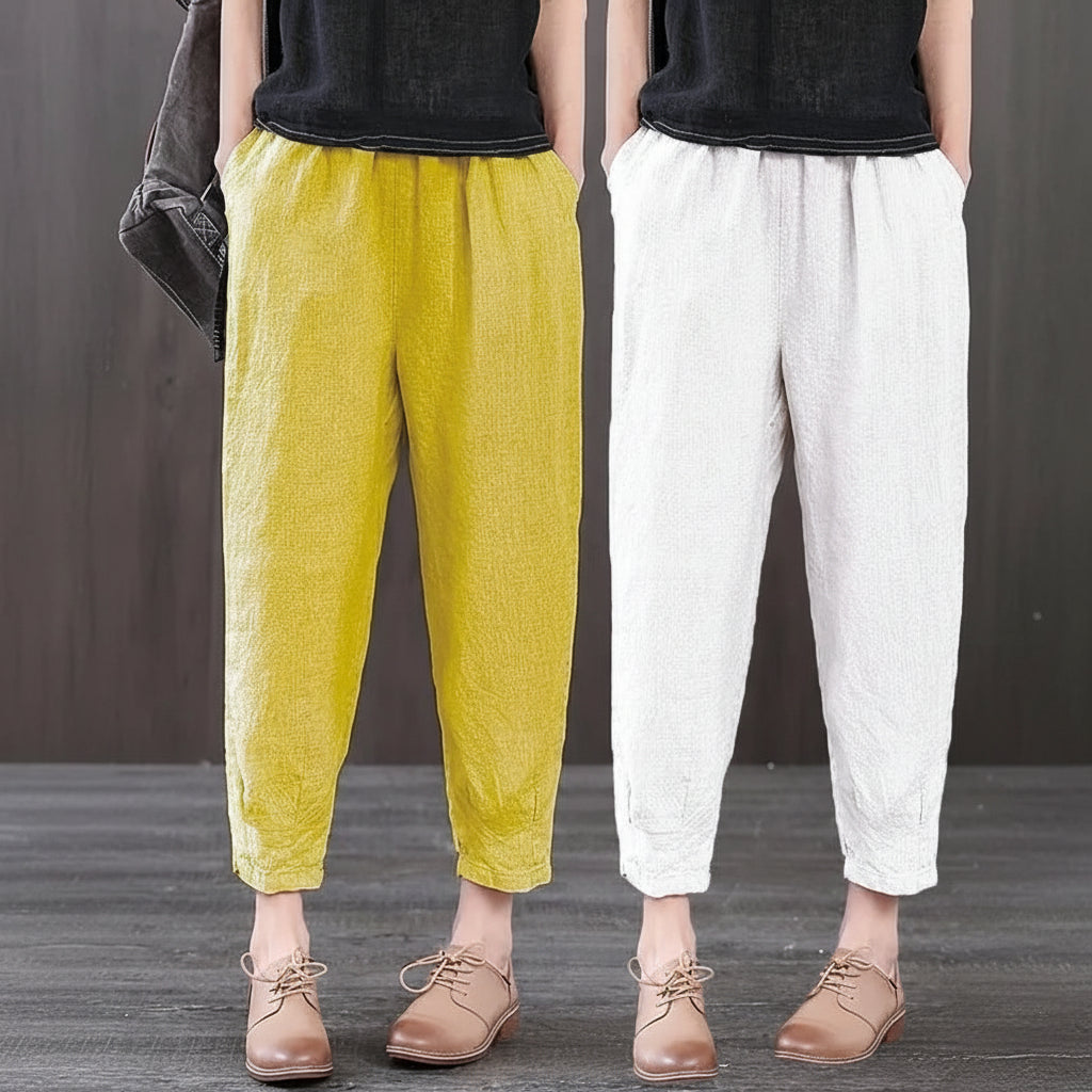 Women's Casual Cotton Linen Pants