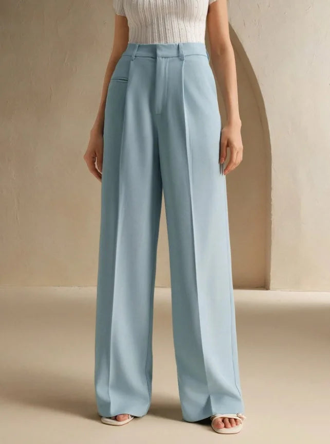 Klassische Hose mit weitem Bein