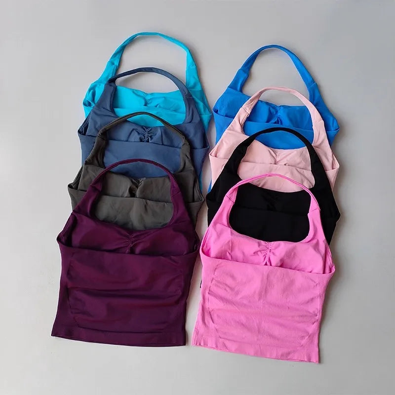Halter yoga vest