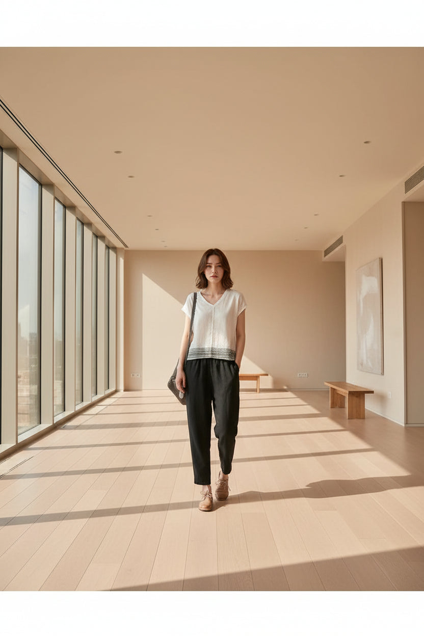Women's Casual Cotton Linen Pants