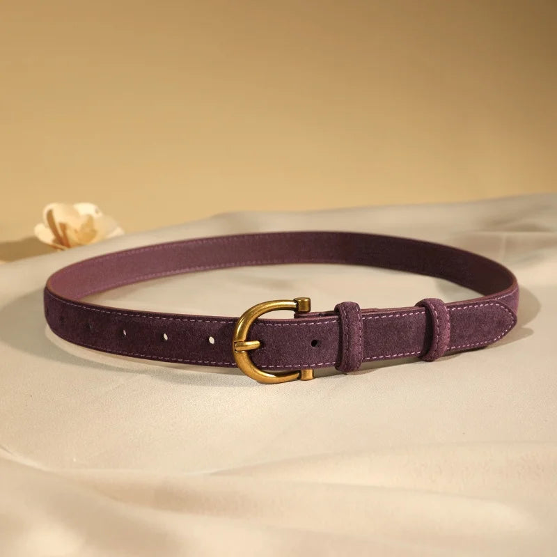 Luxury Suede Belt