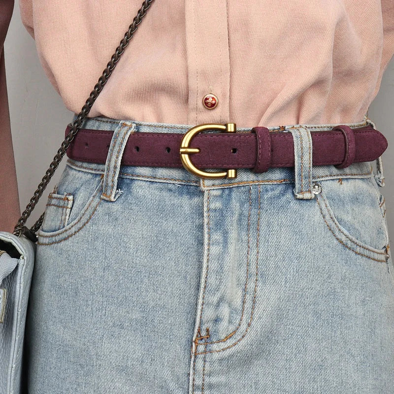 Luxury Suede Belt