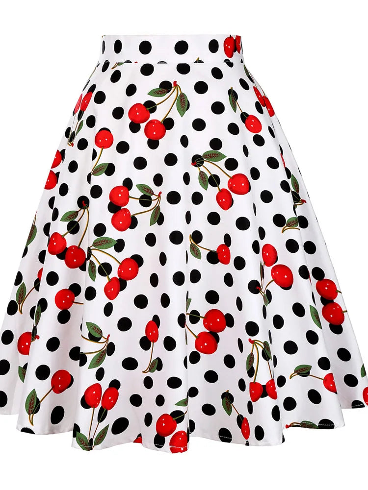 Midi-Röcke mit Polka Dots