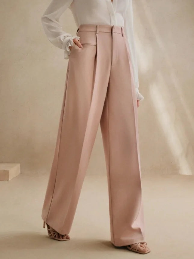 Klassische Hose mit weitem Bein