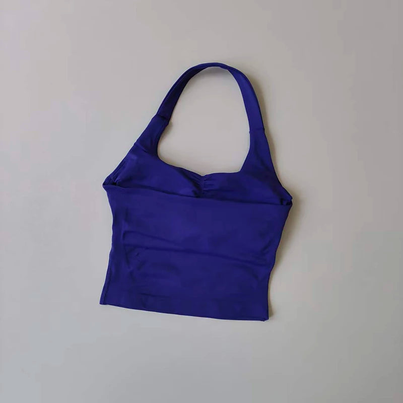 Halter yoga vest